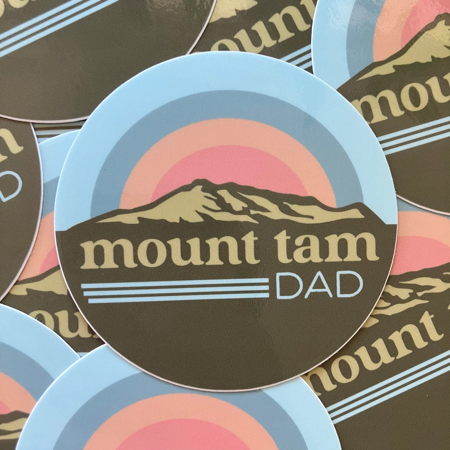 Mt Tam Dad Sticker