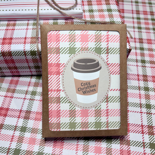 Cozy Coffee Christmas Cards 8-Pack