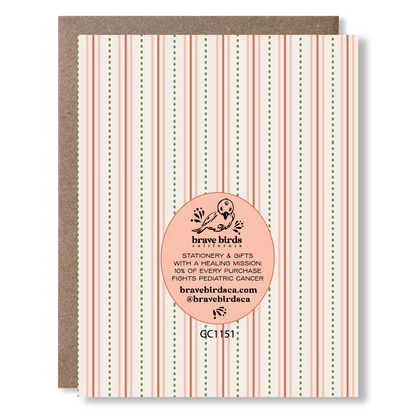 Pretty Boho Bear Greeting Card