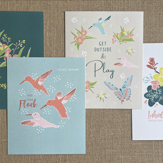 Collection of assorted art prints