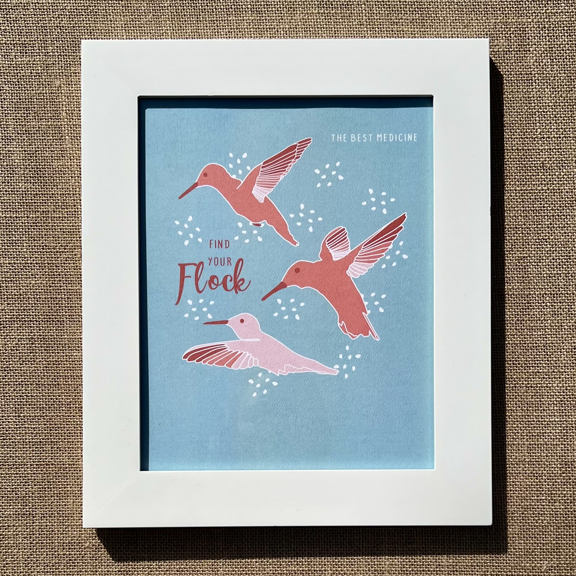 Find Your Flock Art Print – bravebirds